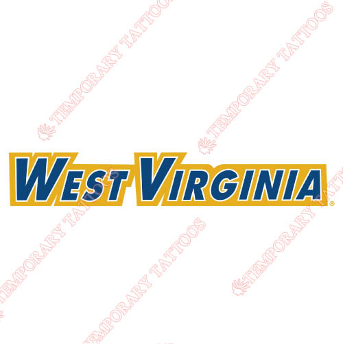 West Virginia Mountaineers Customize Temporary Tattoos Stickers NO.6929